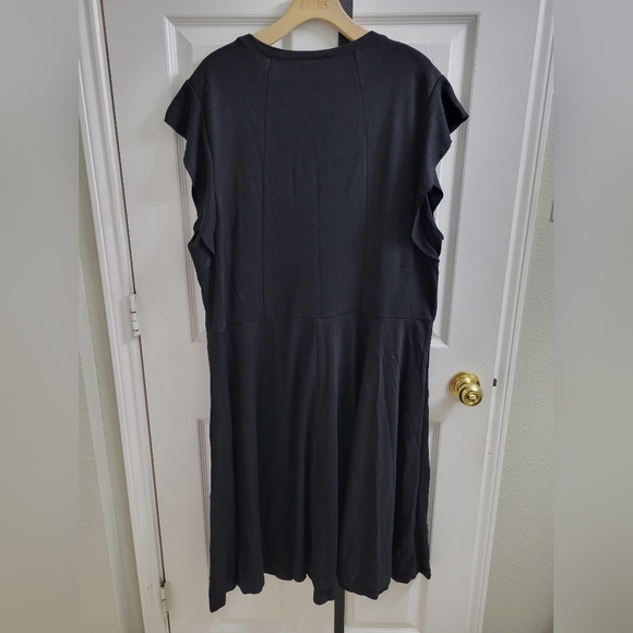 City Chic Black Dress XL/22 - Picture 2 of 5